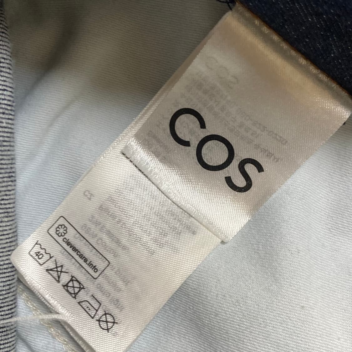 코스 루즈 스트레이트 데님팬츠 W28 상품이미지6