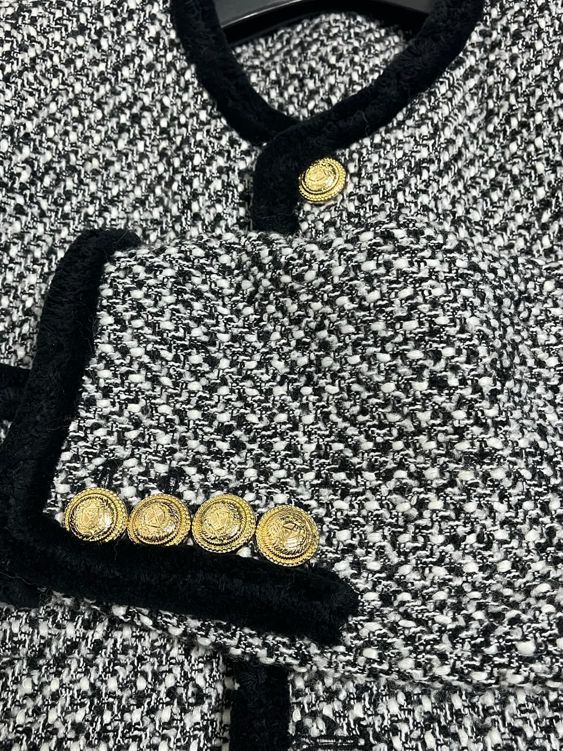 Langer 셀 박시 트위드 자켓 상품이미지4