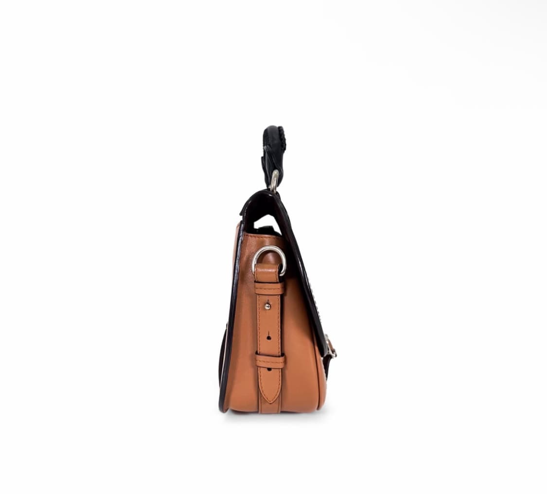 [S] 메종 마르지엘라 여성 백 슬라이드 토트 숄더백 핸드백 스몰 브라운 상품이미지5