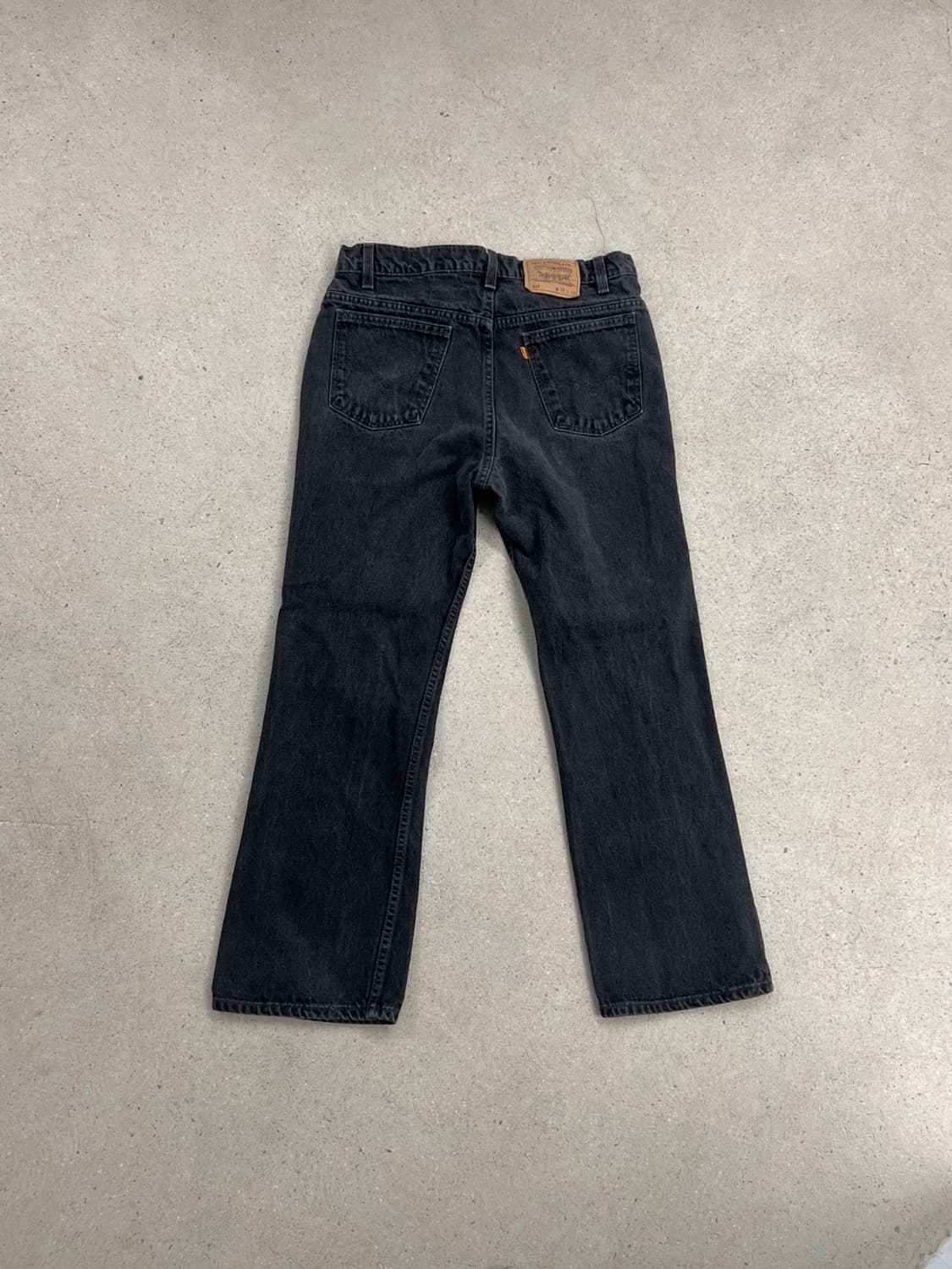 리바이스 90s 517 오렌지 탭 블랙 데님 팬츠 / 35 x 29 상품이미지2