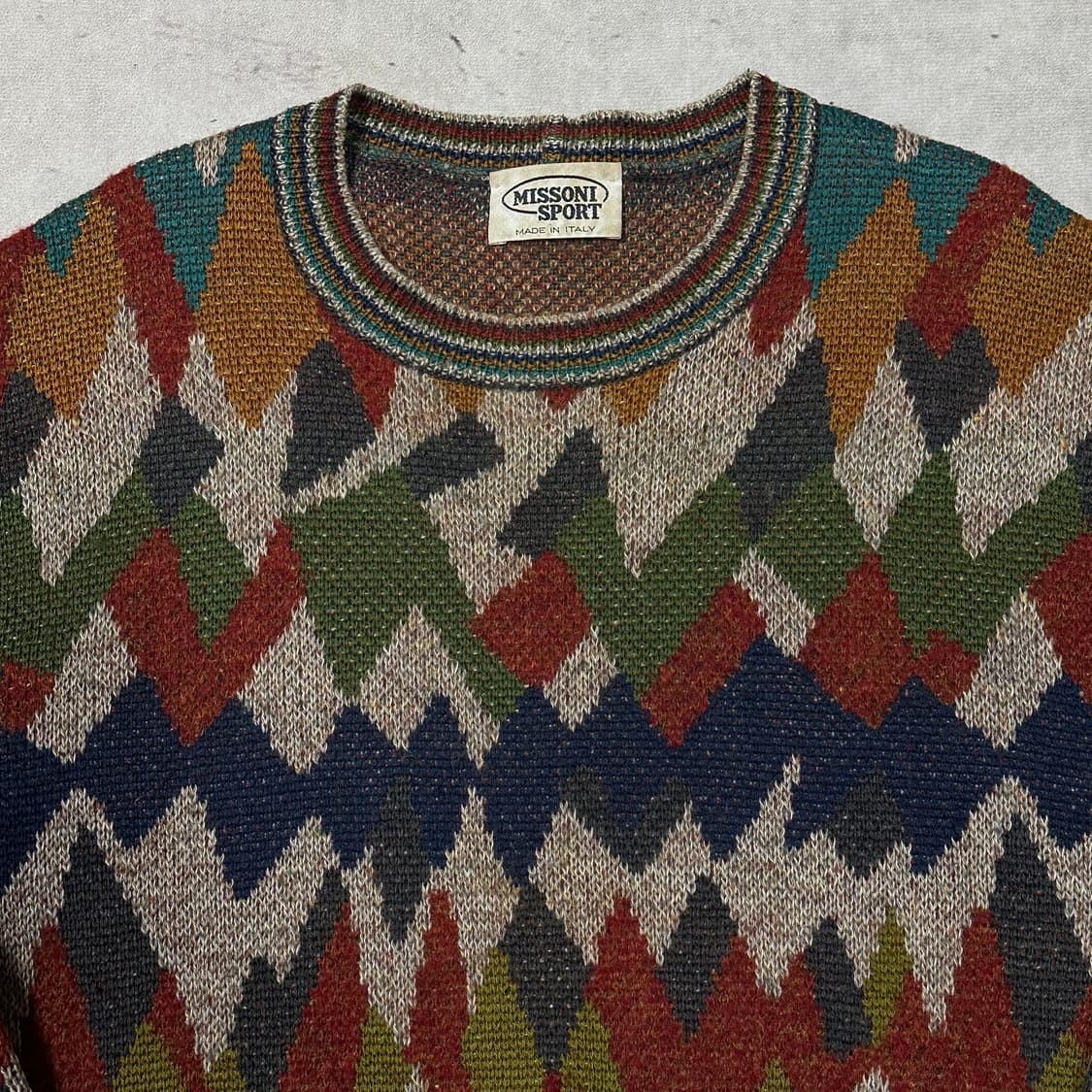 미쏘니 유니크패턴 니트 XL 상품이미지2