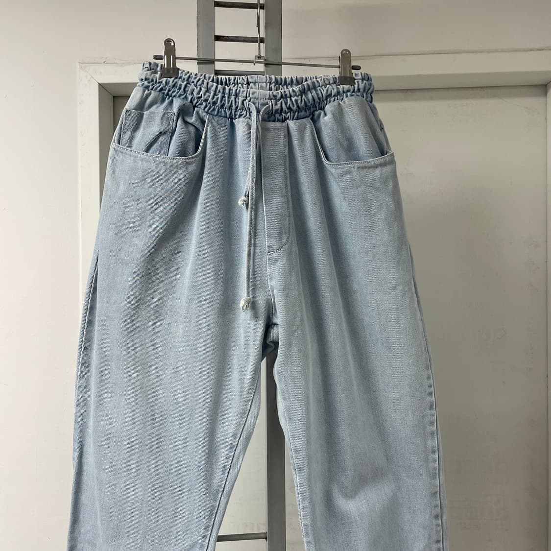 써네이 밴딩 데님 팬츠 L 상품이미지2