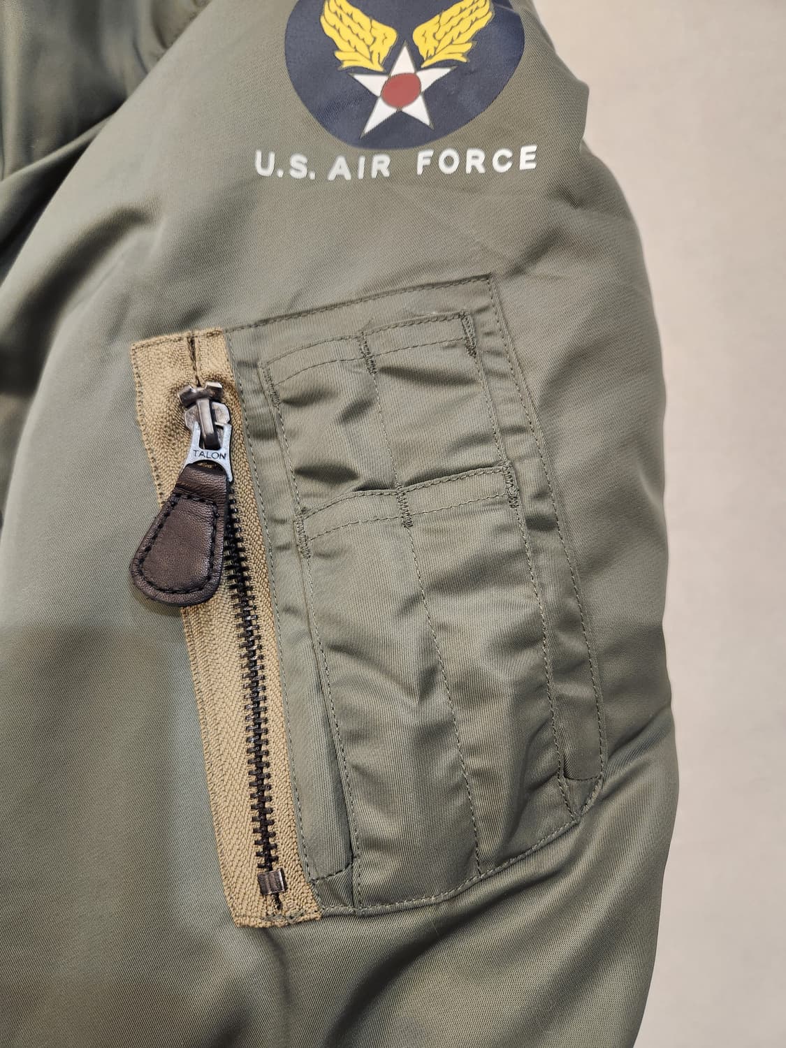 (새상품) 브론슨 ma-1 L사이즈 중국판 상품이미지6