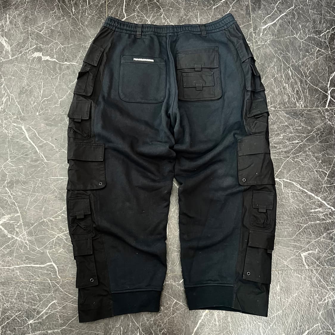 나이키 x 피스마이너스원 와이드 팬츠 블랙 상품이미지5