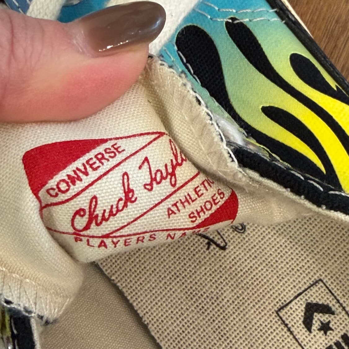 N164. 컨버스 척테일러 불꽃 스니커즈 상품이미지2