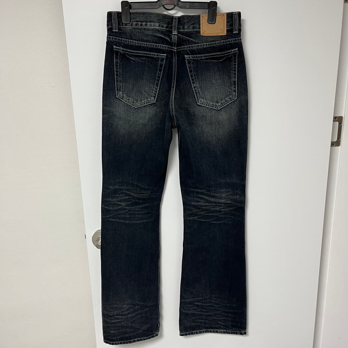 46 엘무드 진청 부츠컷 데님팬츠 상품이미지2