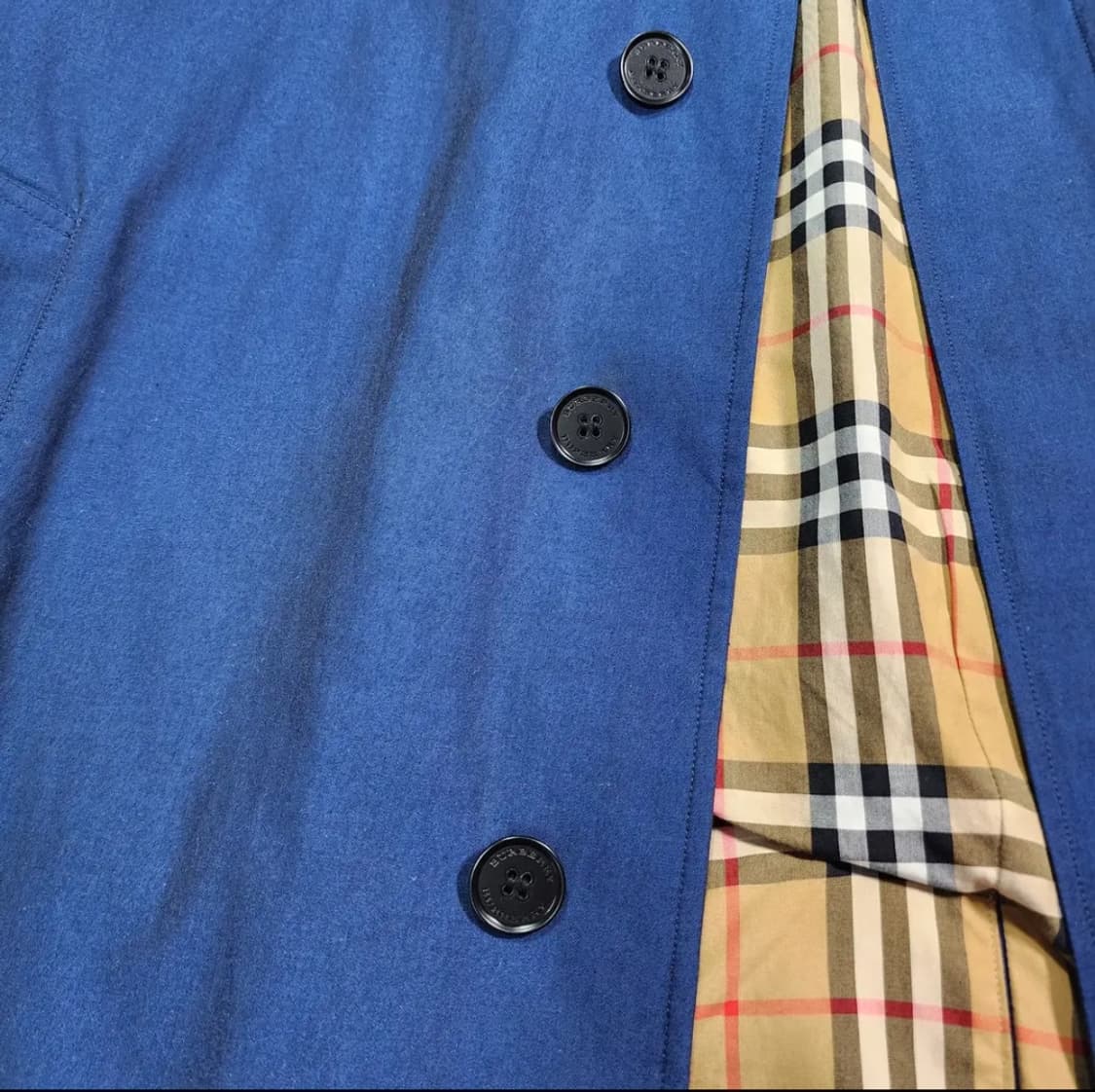 버버리 네이비 트렌치 코트 50 상품이미지4