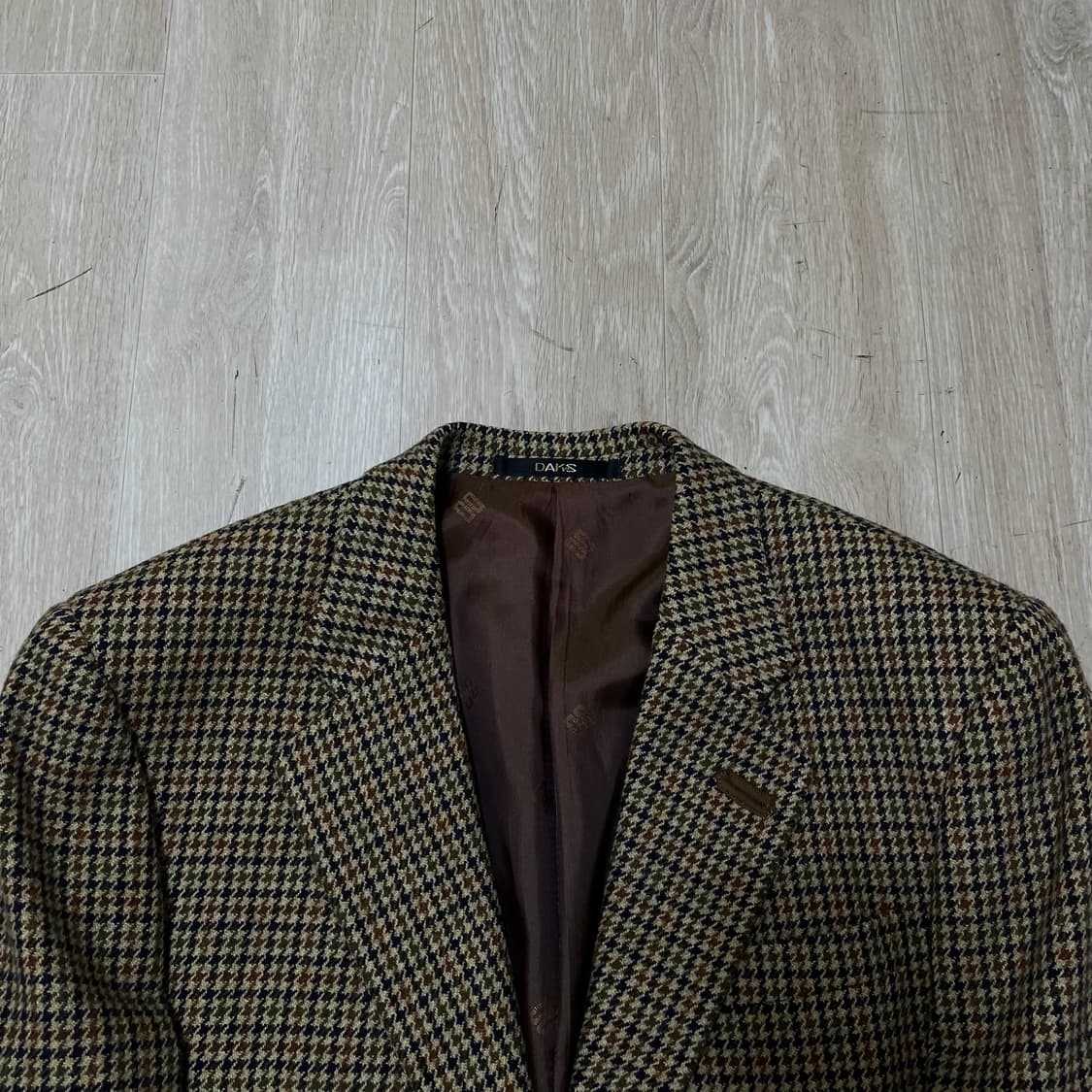 닥스 런던 남성 싱글 체크 정장 자켓 L/100  상품이미지2