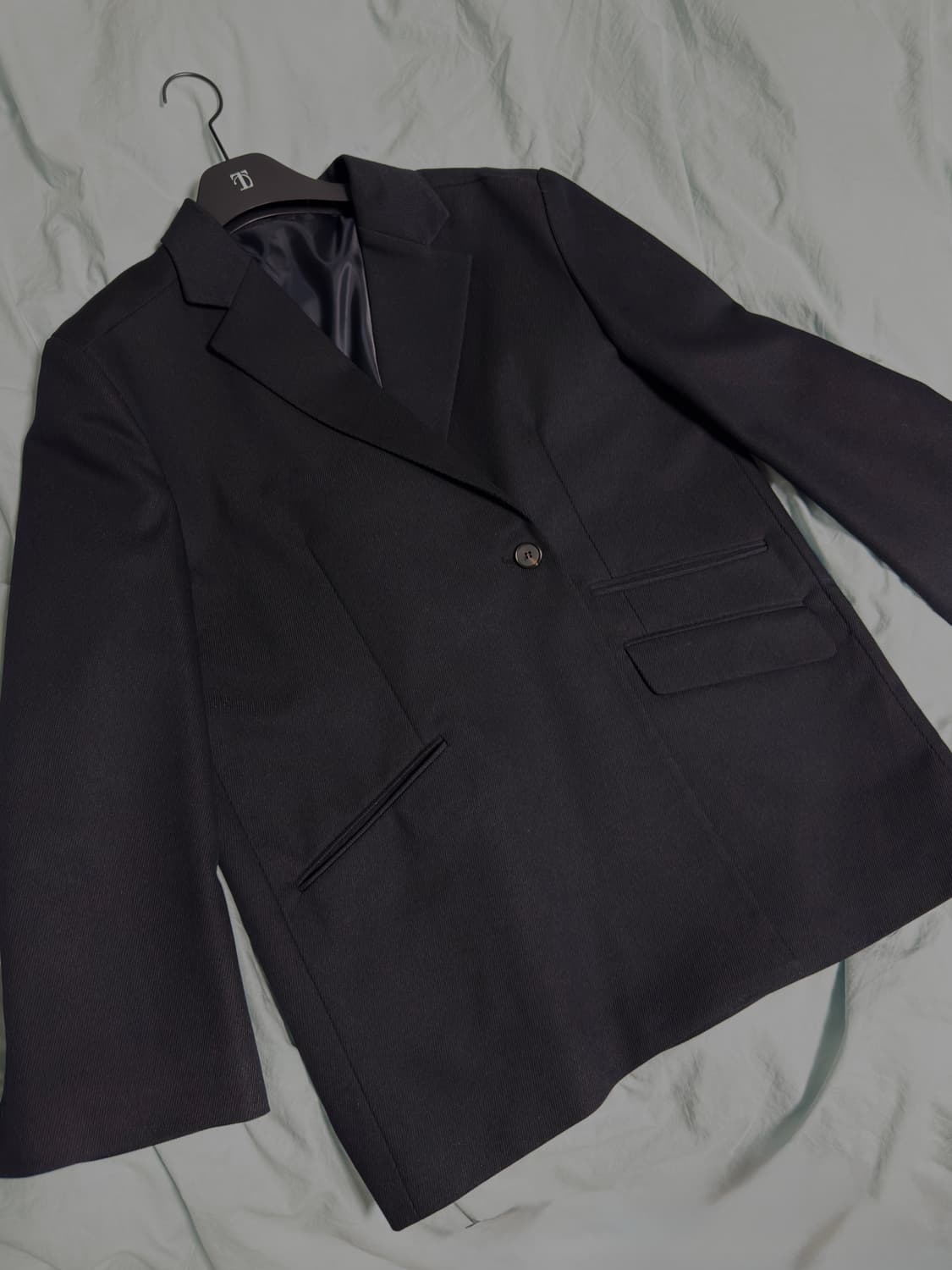 트리밍버드 트윌 셋업 자켓 네이비 상품이미지1