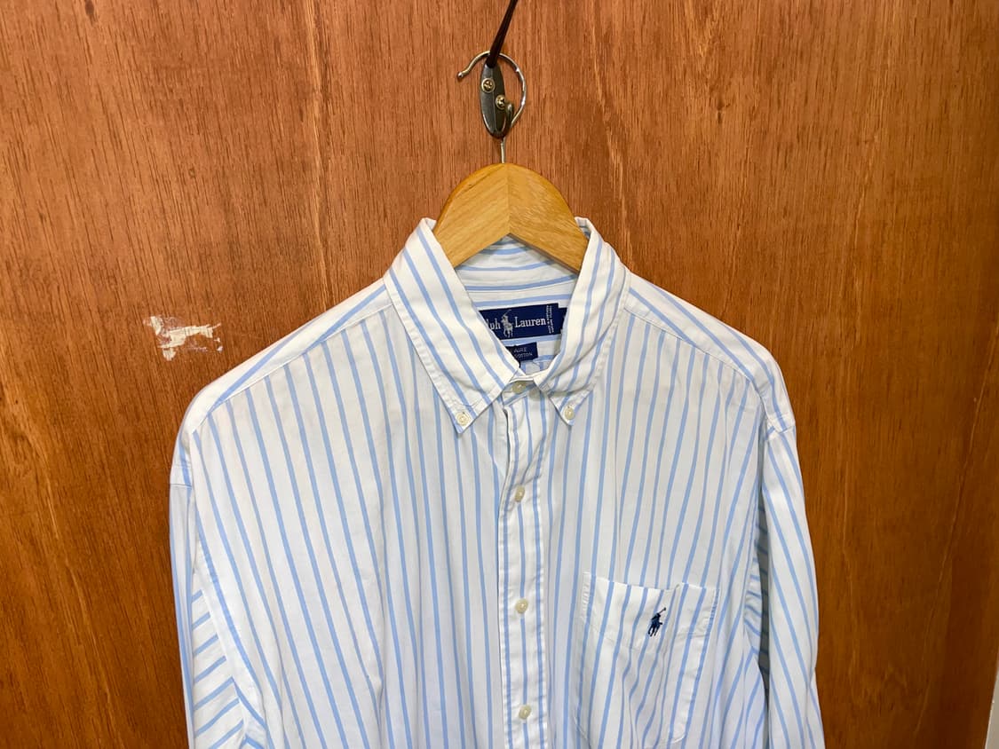 (L) POLO 폴로 랄프로렌 스트라이프 셔츠 블레이크 상품이미지4