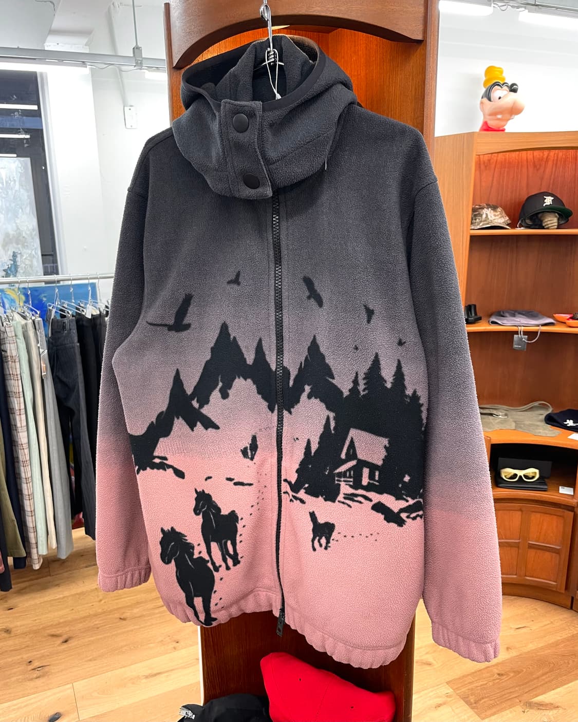 [S] 스텔라매카트니 아디다스 플리스 후드 자켓 상품이미지2