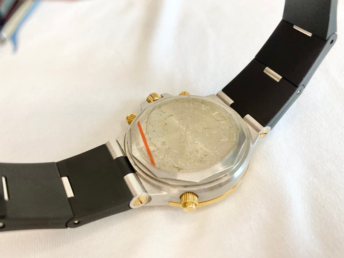 불가리 디아고노 18k 콤비 GMT40SG 선레이 다이얼 오토메틱 상품이미지9