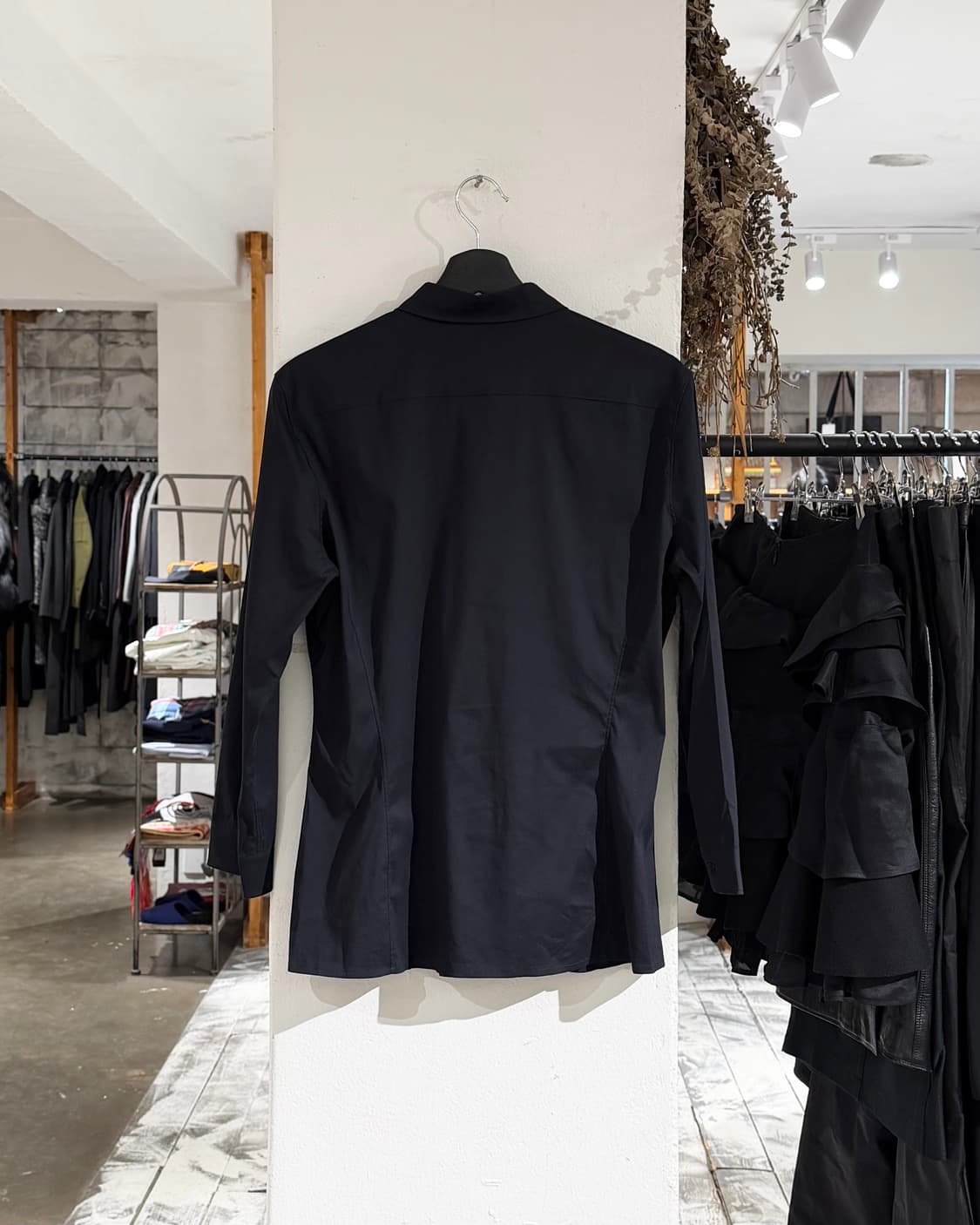 질샌더 블랙 클래식 셔츠 상품이미지6