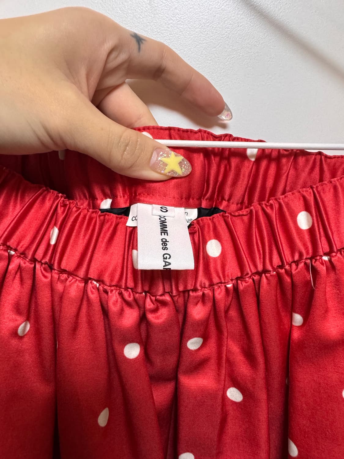 (정품) comme des garcons 꼼데 폴카 도트 스커트 상품이미지2