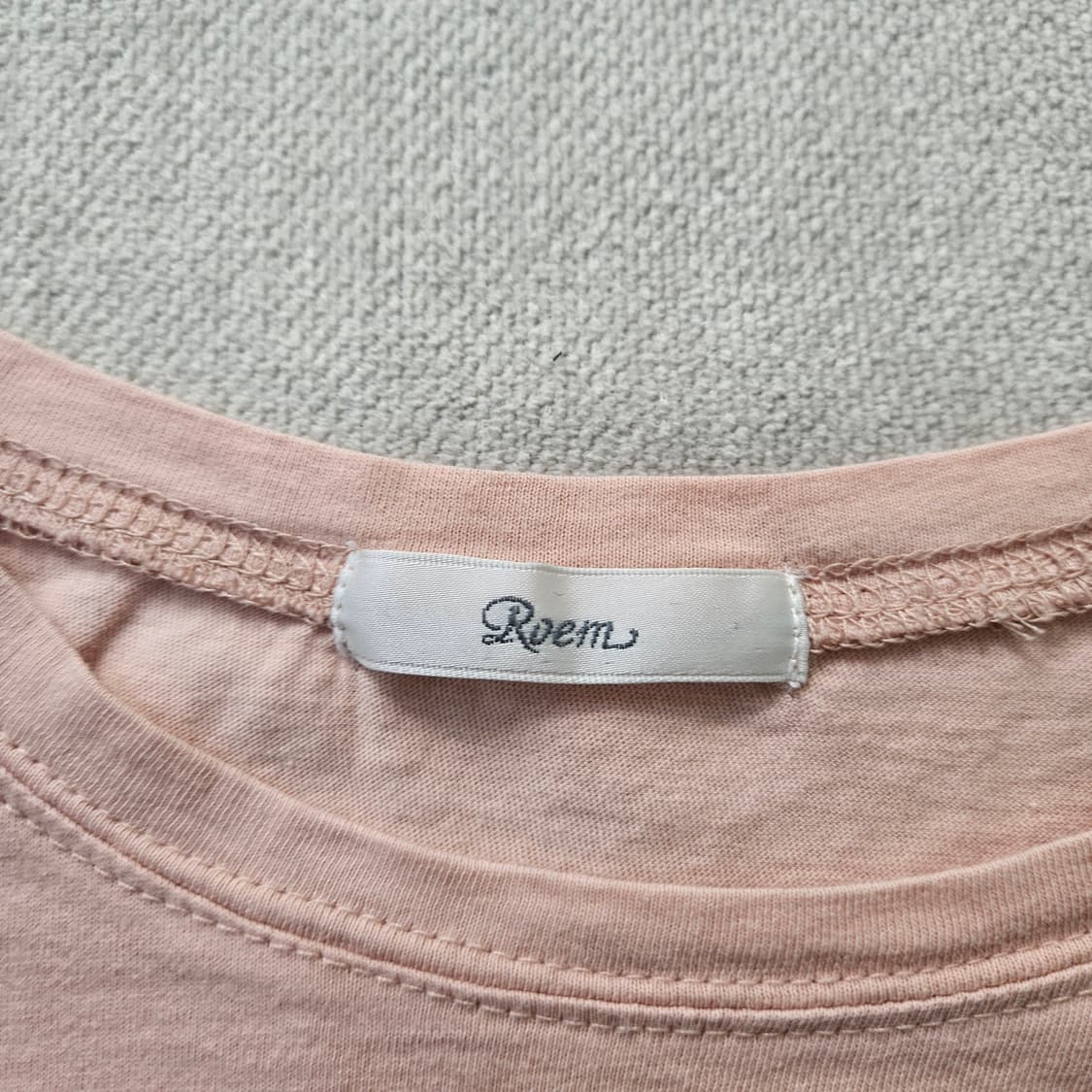 90 로엠 여성 포켓 반팔티 0408Y 상품이미지3