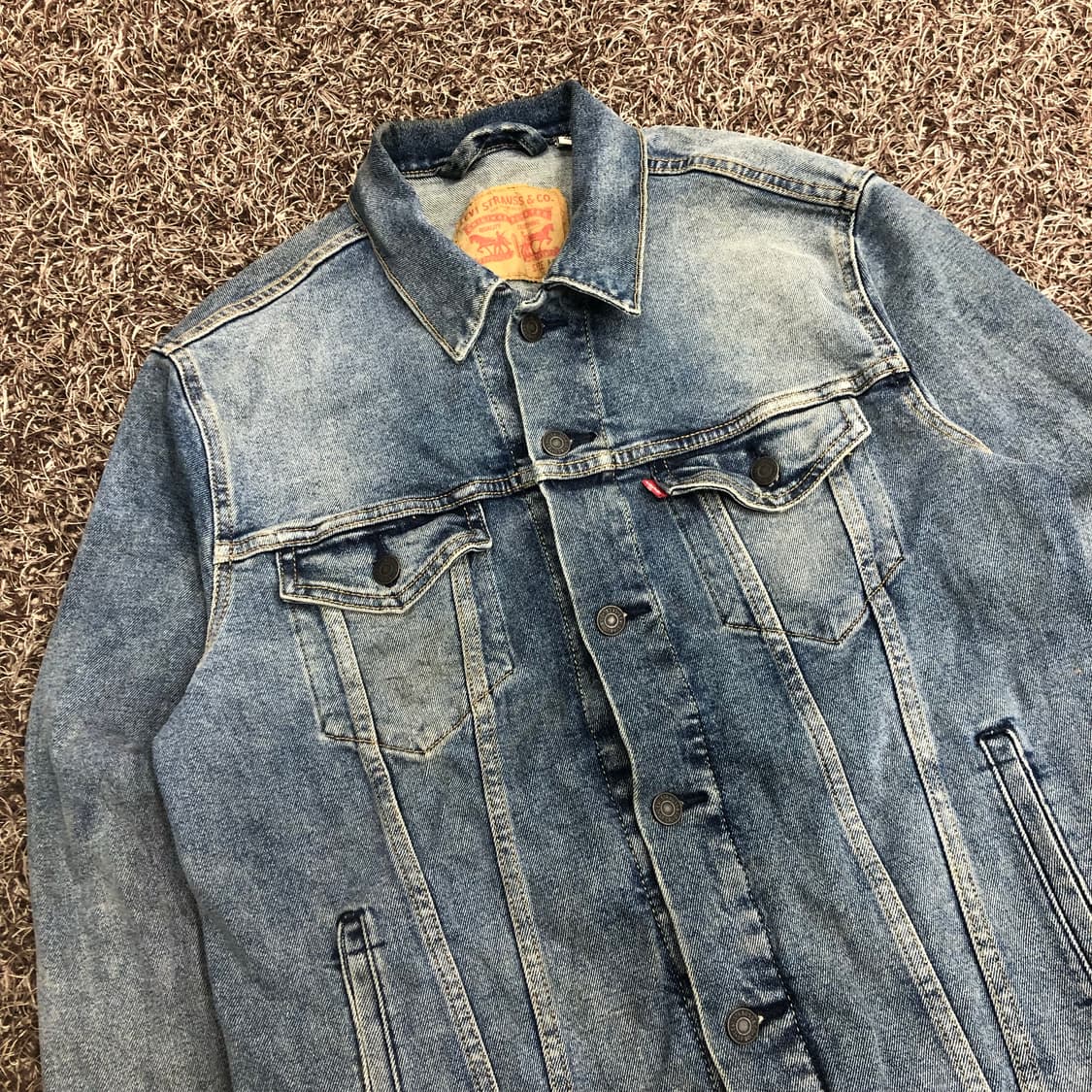 리바이스 워시드 데님 트러커 자켓 청자켓 상품이미지2