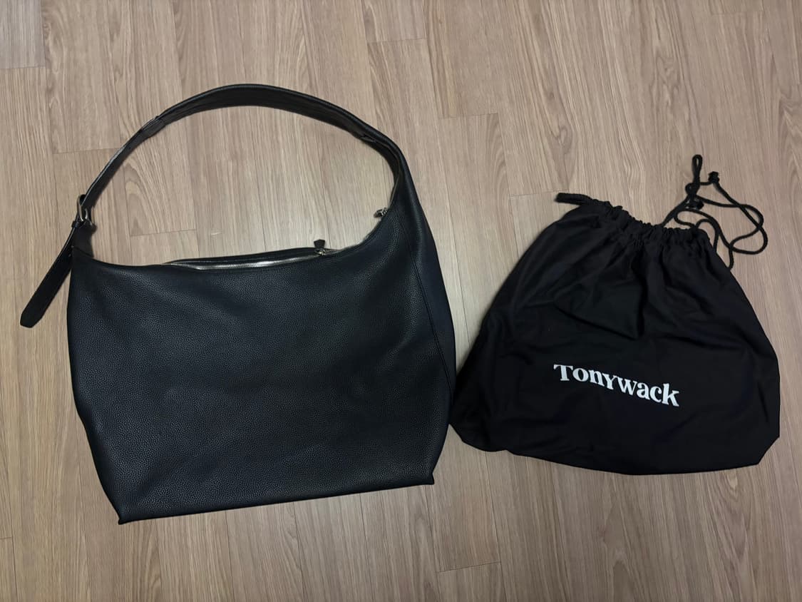 토니웩 소프트 그레인 레더 커브 숄더백 상품이미지2