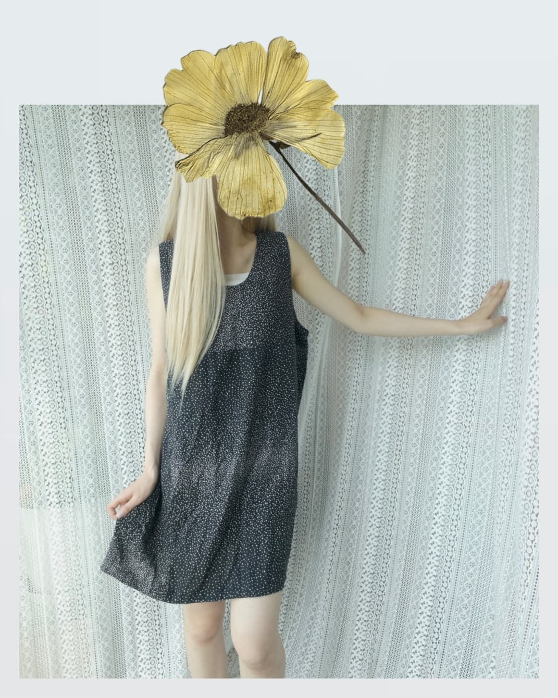 Heart Pattern Sleeveless 하트 패턴 슬리브리스 상품이미지1