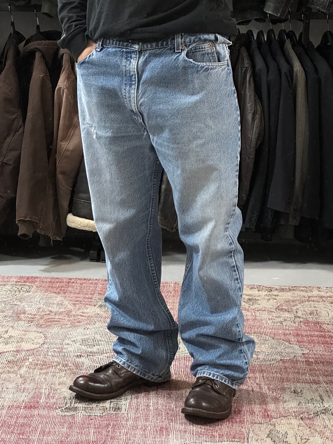 80's USA Made 리바이스 517 부츠컷 플레어진 상품이미지3