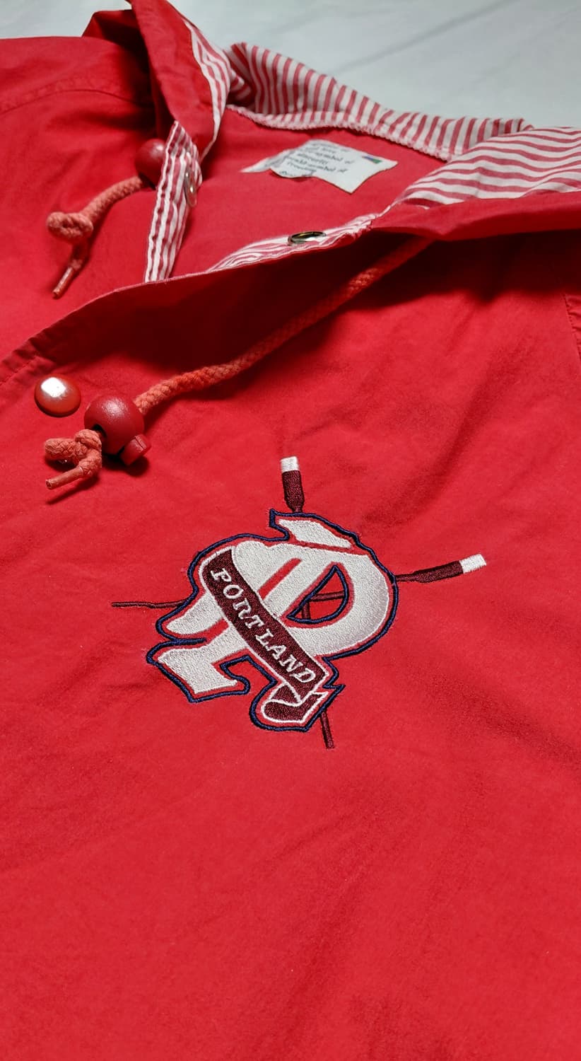 [VINTAGE] 포틀랜드(PORTLAND) 재팬 라인 레드 후드 코치  상품이미지8