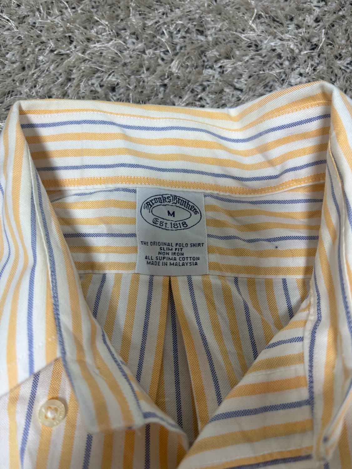 일본판 브룩스 브라더스 스트라이프 셔츠 사이즈 100-105 상품이미지4