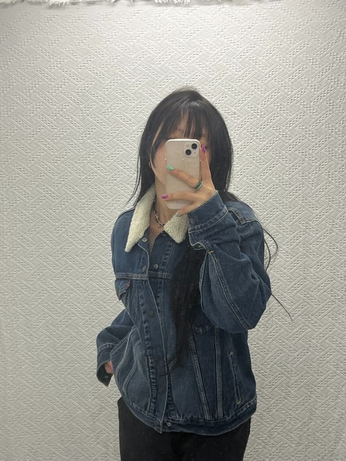 리바이스 올드스쿨 쉐르파 트러커 데님 자켓 M C06758 상품이미지1