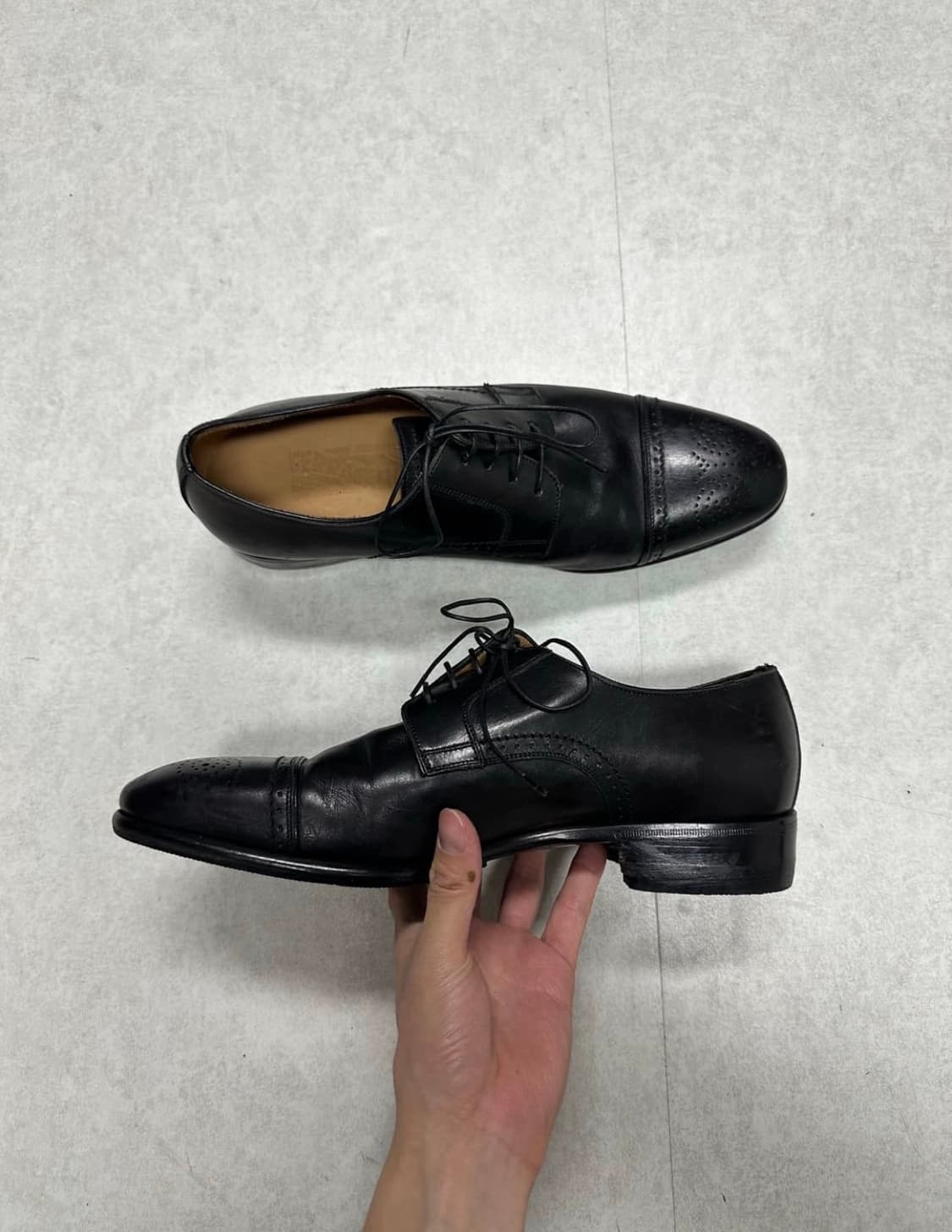 페라가모 세미 브로그 더비 상품이미지2