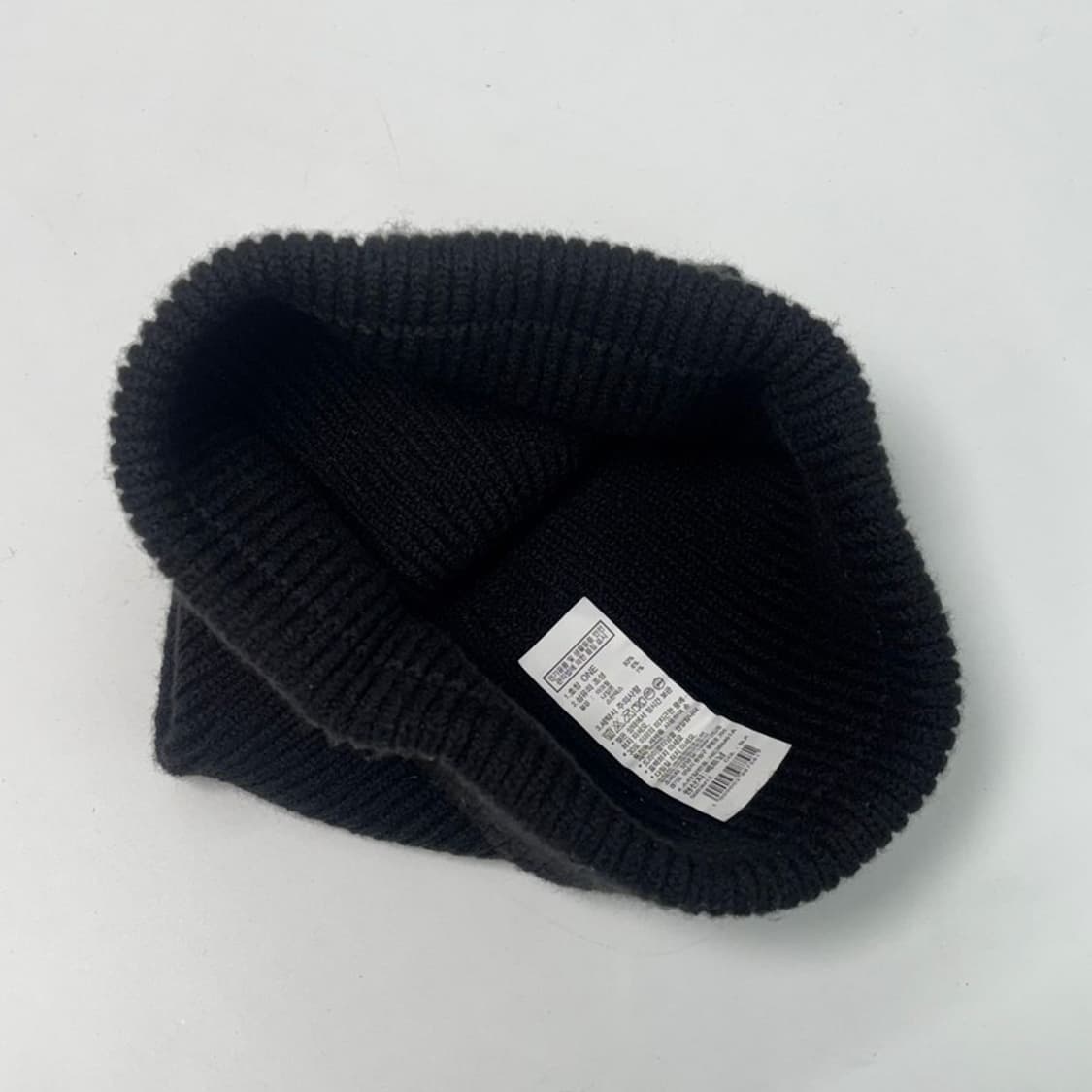 THE NORTH FACE 자수 로고 비니 블랙 상품이미지3