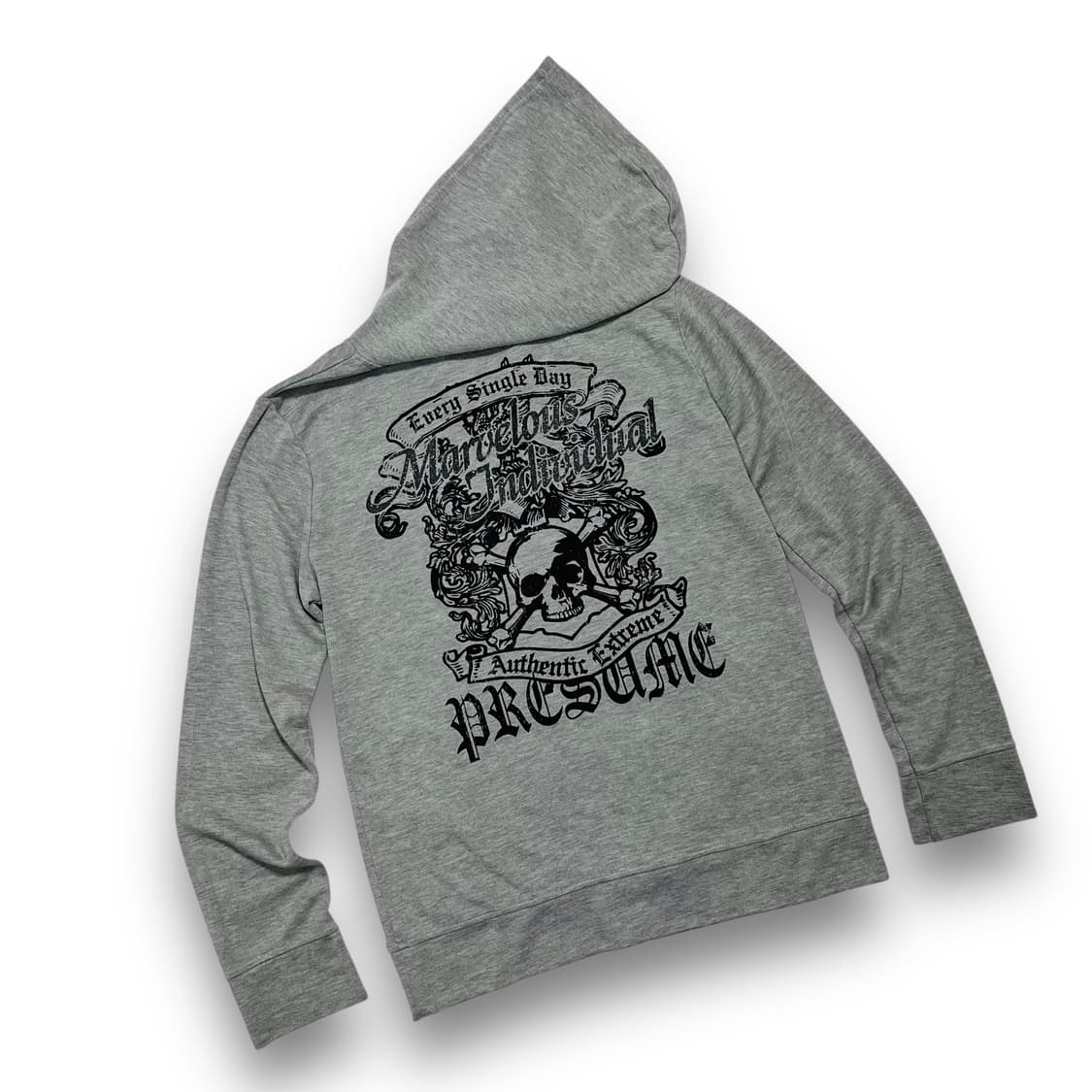 PRESUME Punk Skull hooded zip-up 상품이미지3