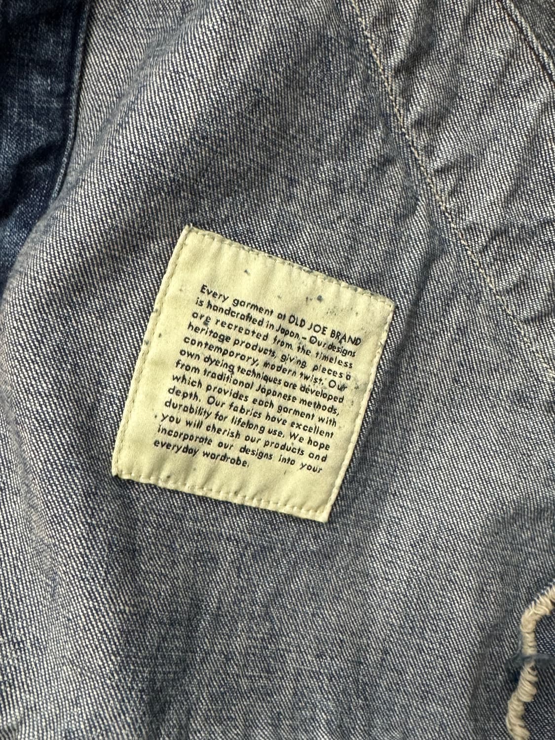 올드조 스카페이스 데님자켓 40사이즈 상품이미지7