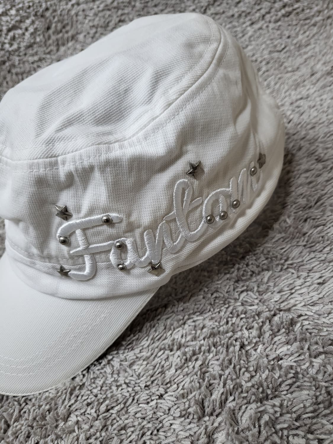 팬텀 화이트 볼캡 모자 새제품급 상품이미지2