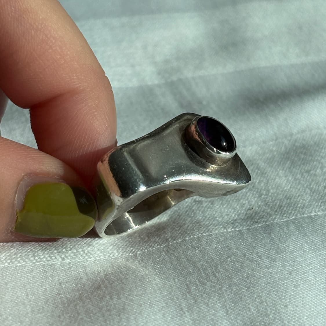 Amethyst wave ring  상품이미지1