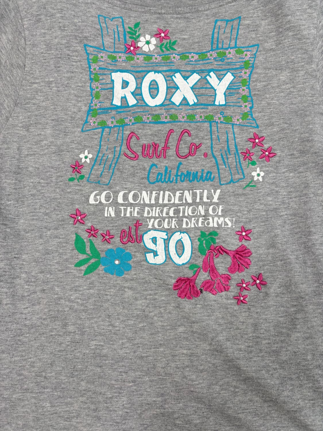 ROXY 썸머 자수 그래픽 슬림 티셔츠 상품이미지6