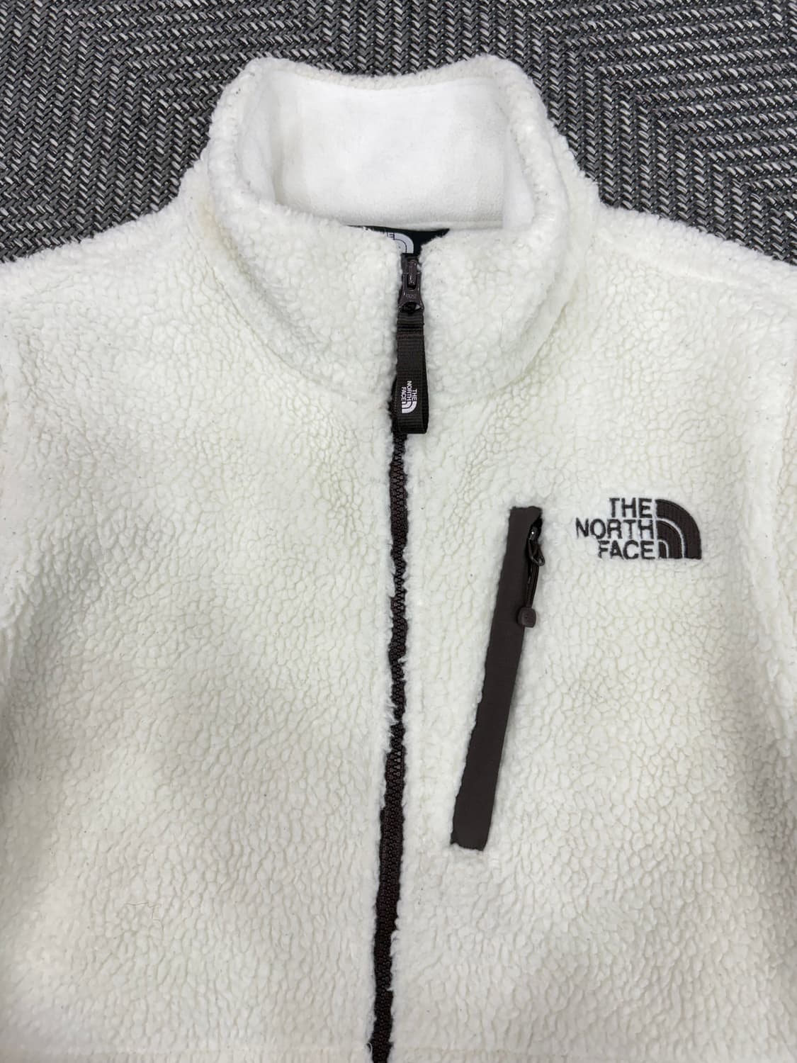 노스페이스 플리스 자켓 아이/브라운 상품이미지2