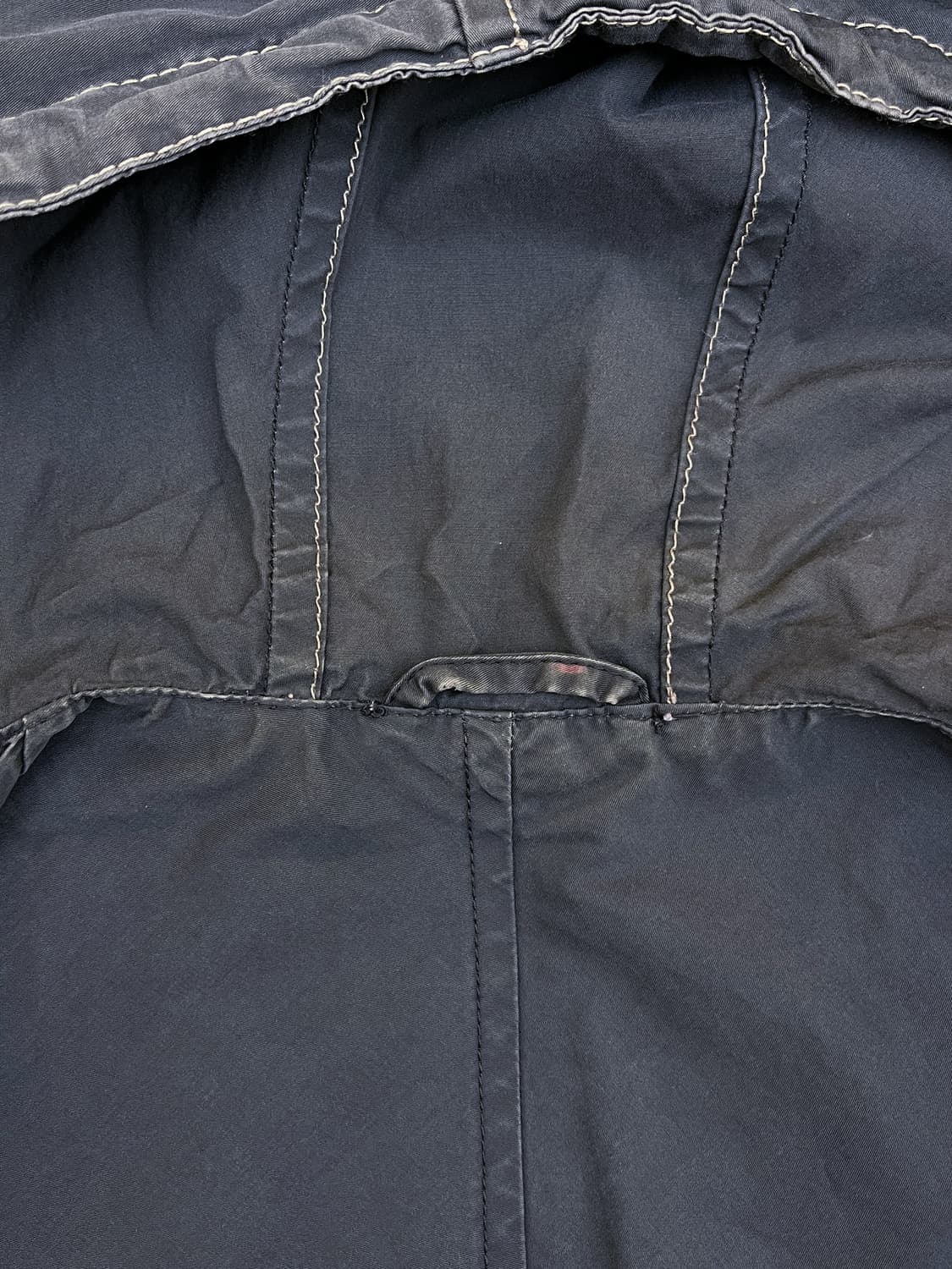 프라다 2000s 콘트라스트 스티칭 후드 자켓 상품이미지9