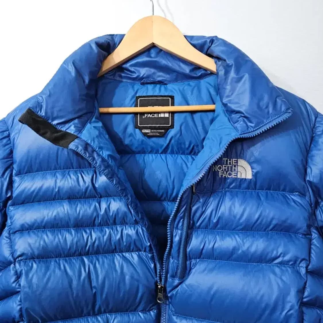 노스페이스 900필 구스다운 패딩 블루 110 상품이미지9