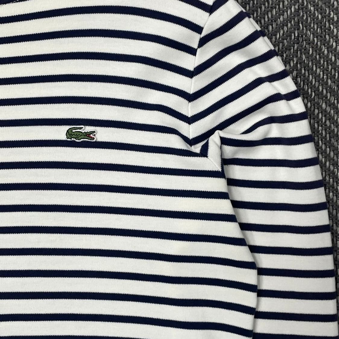 라코스테 자수 패치 스트라이프 롱슬리브 v0304 상품이미지4