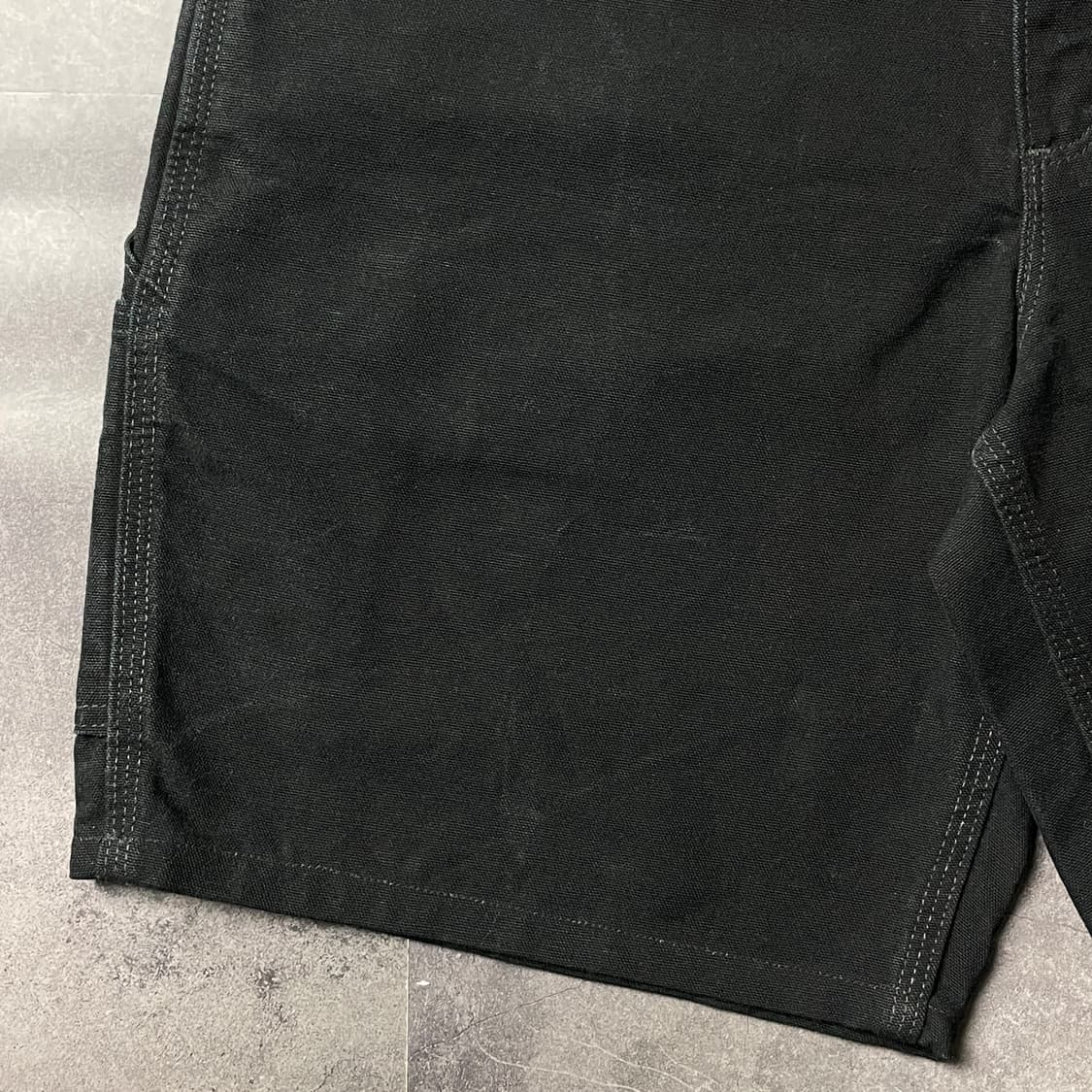 CARHARTT 칼하트 빈티지 블랙 카펜터 워크 하프팬츠 A01135 상품이미지4