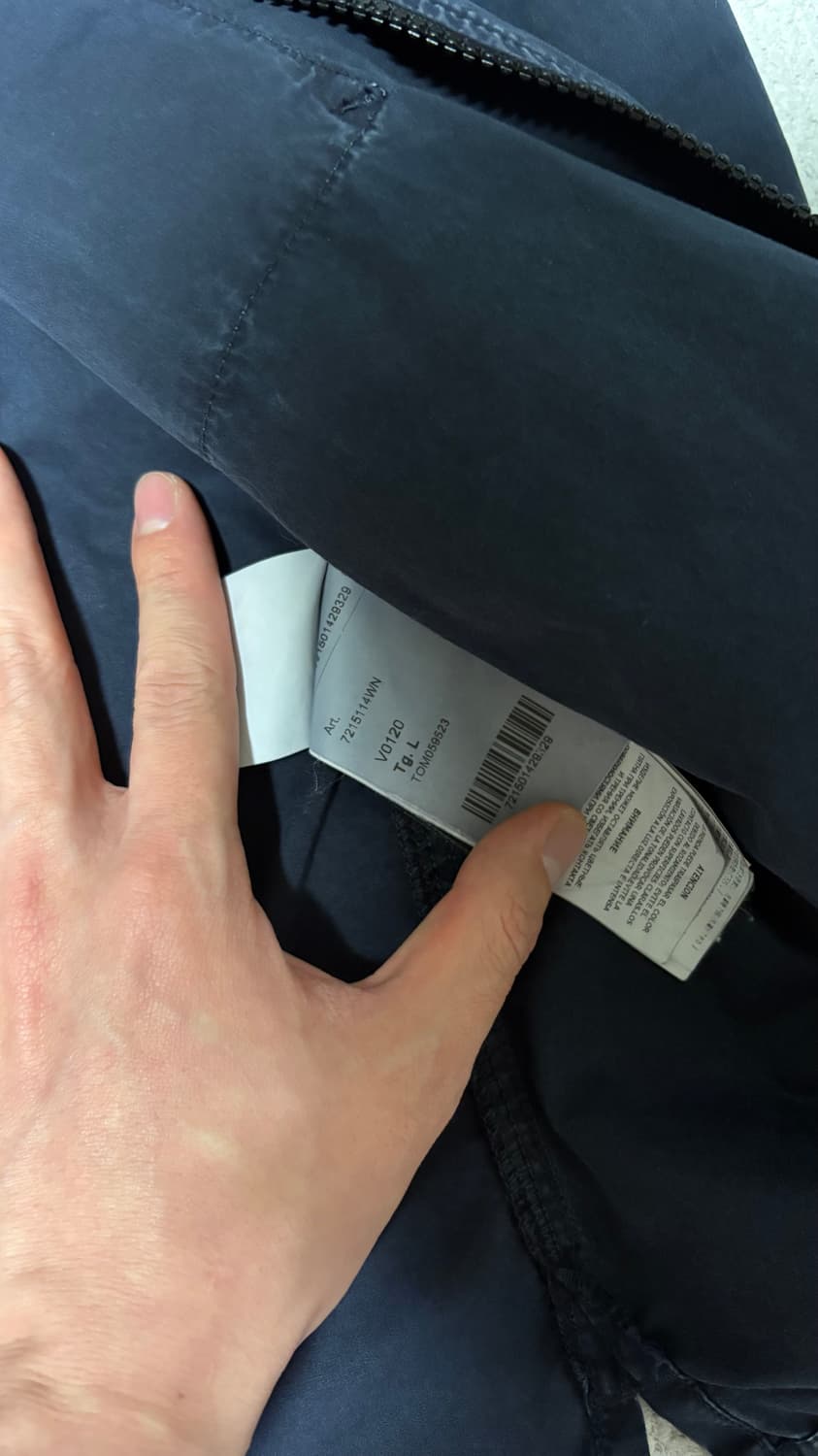 스톤아일랜드 올드이펙트 오버셔츠 다크네이비 L 상품이미지6