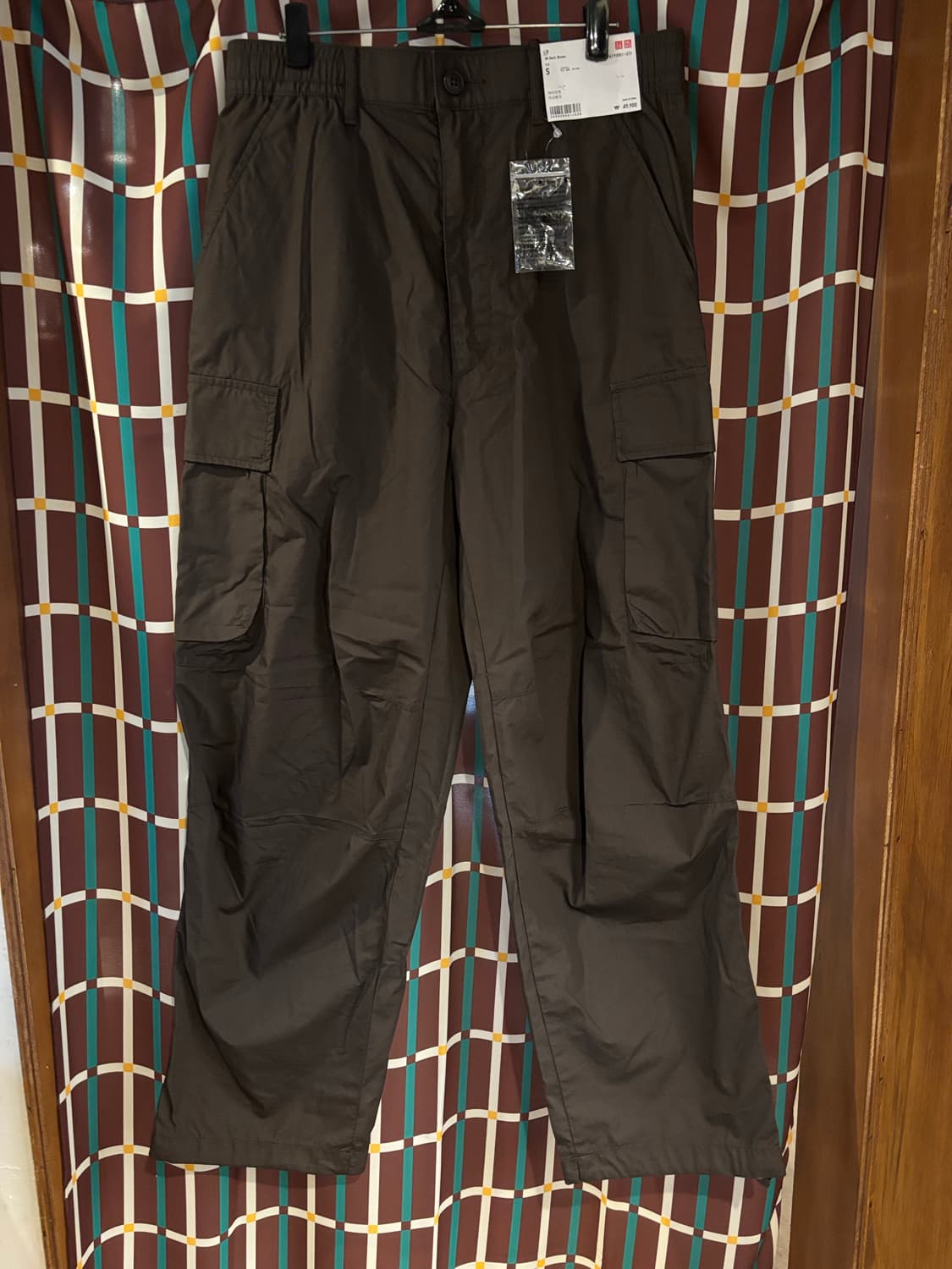 유니클로 C 카고 바지  다크 브라운 S 상품이미지1