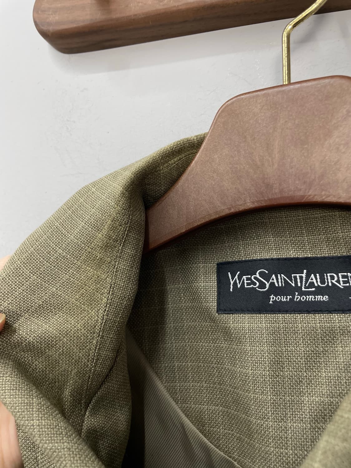 입생로랑 체크 블루종 자켓 H1754 상품이미지10