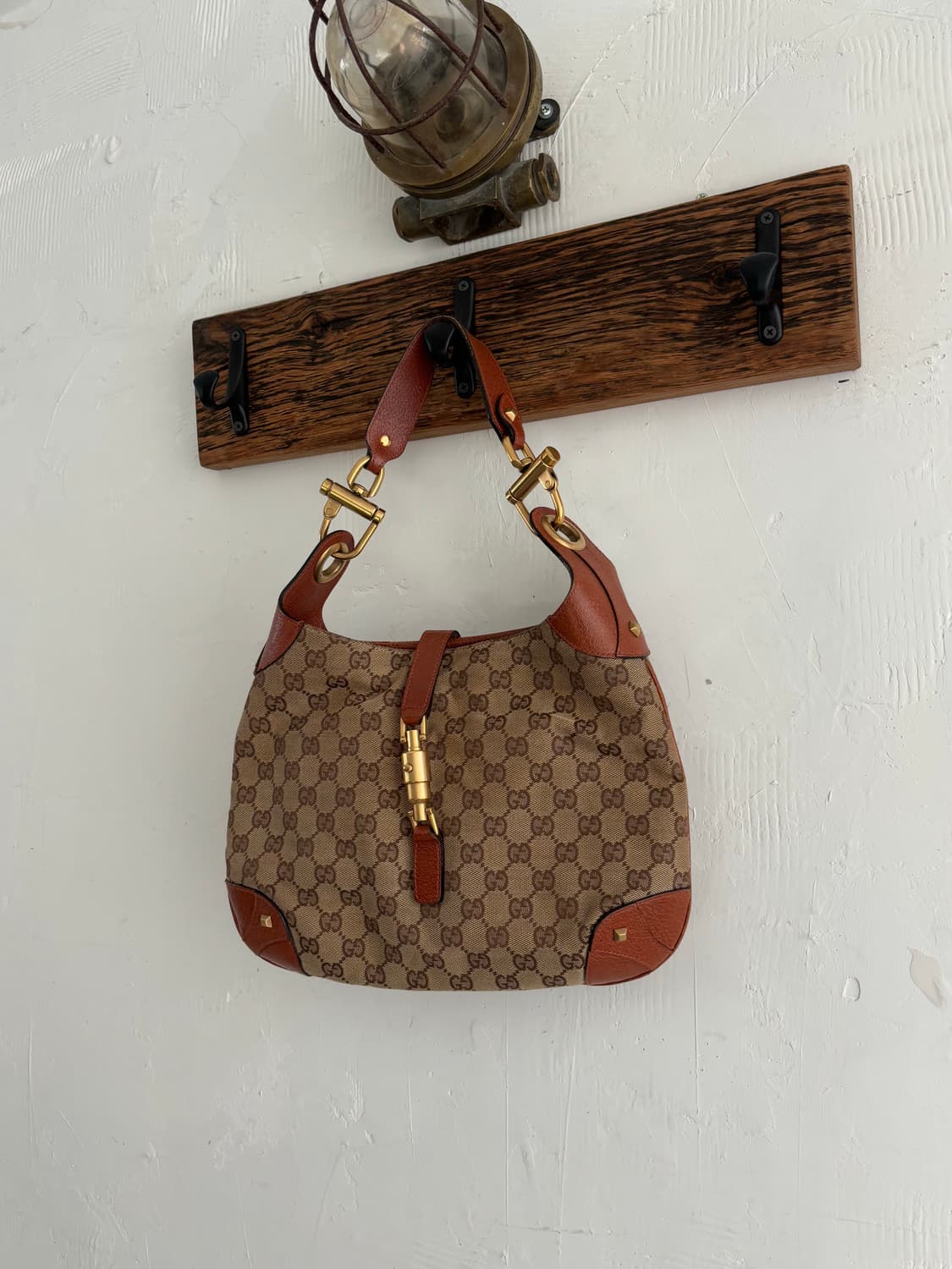 Gucci 구찌 GG 캔버스 재키 숄더백 상품이미지1