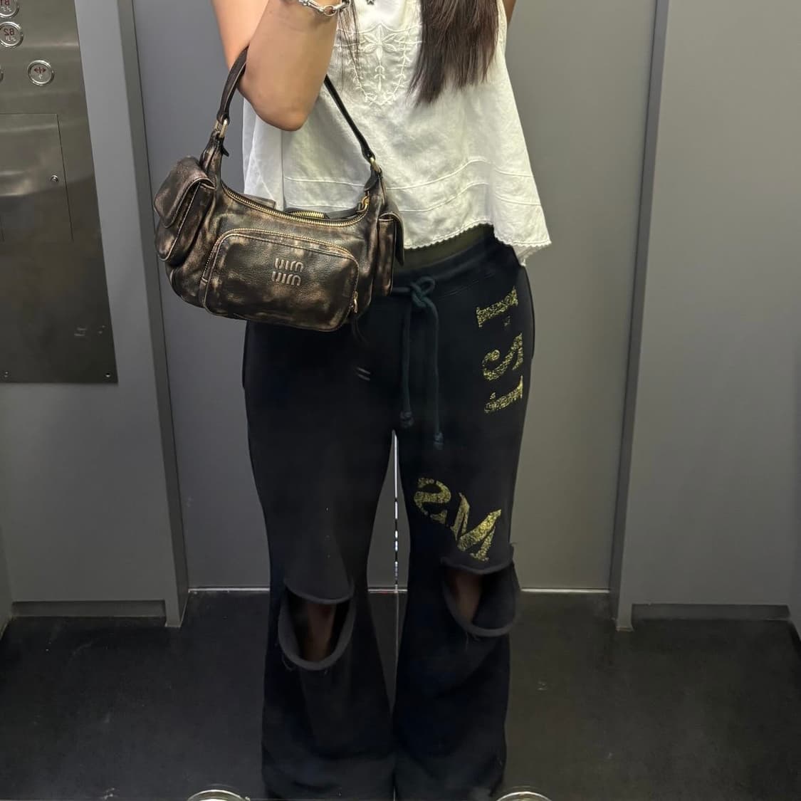 inscrire 데미지 스웻팬츠 M 상품이미지6