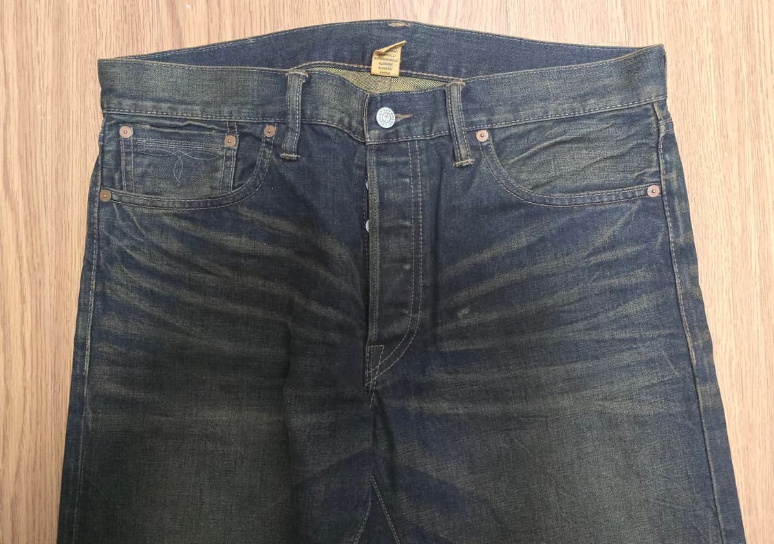 RRL 슬림핏 셀비지 데님 34x32 (독보적인 빈티지 색감) 상품이미지3