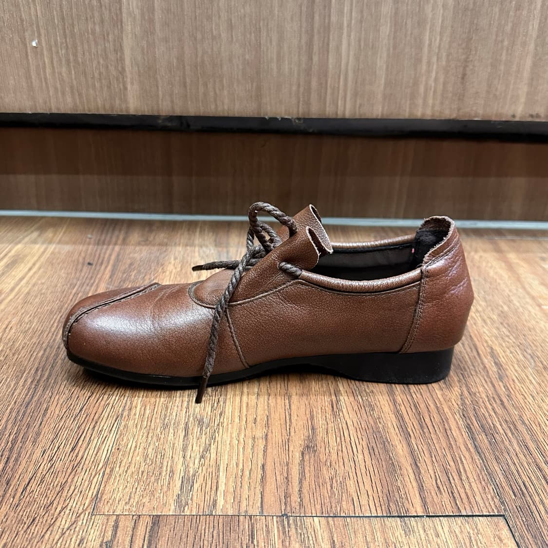Mocha Brown Leather Derby Shoes  상품이미지3