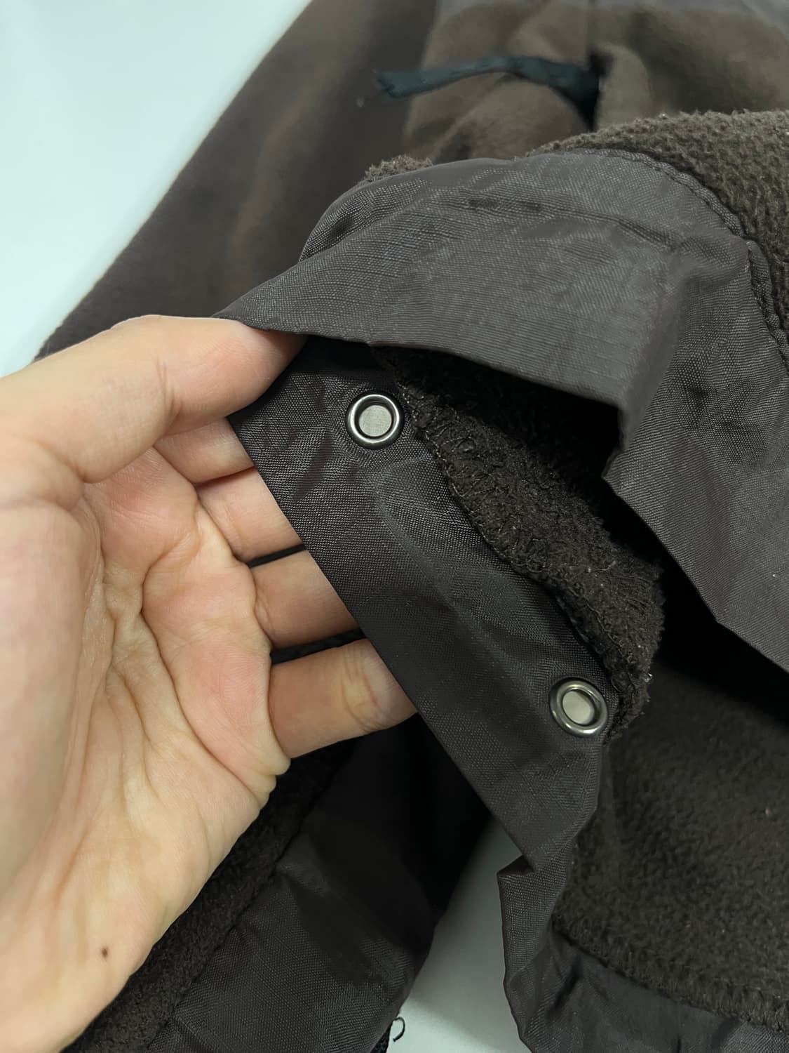 노스페이스 브라운 후드 후리스 (m) 상품이미지3