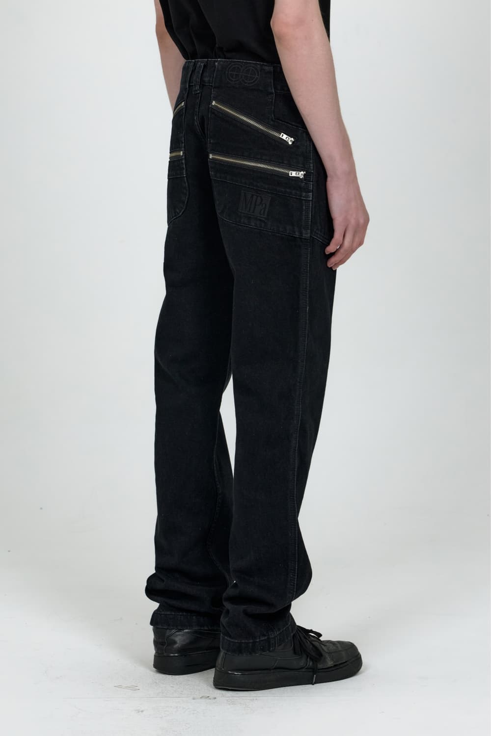 플라스틱 프로덕트 MPa SPLIT POCKET PANTS (BLACK) 상품이미지2