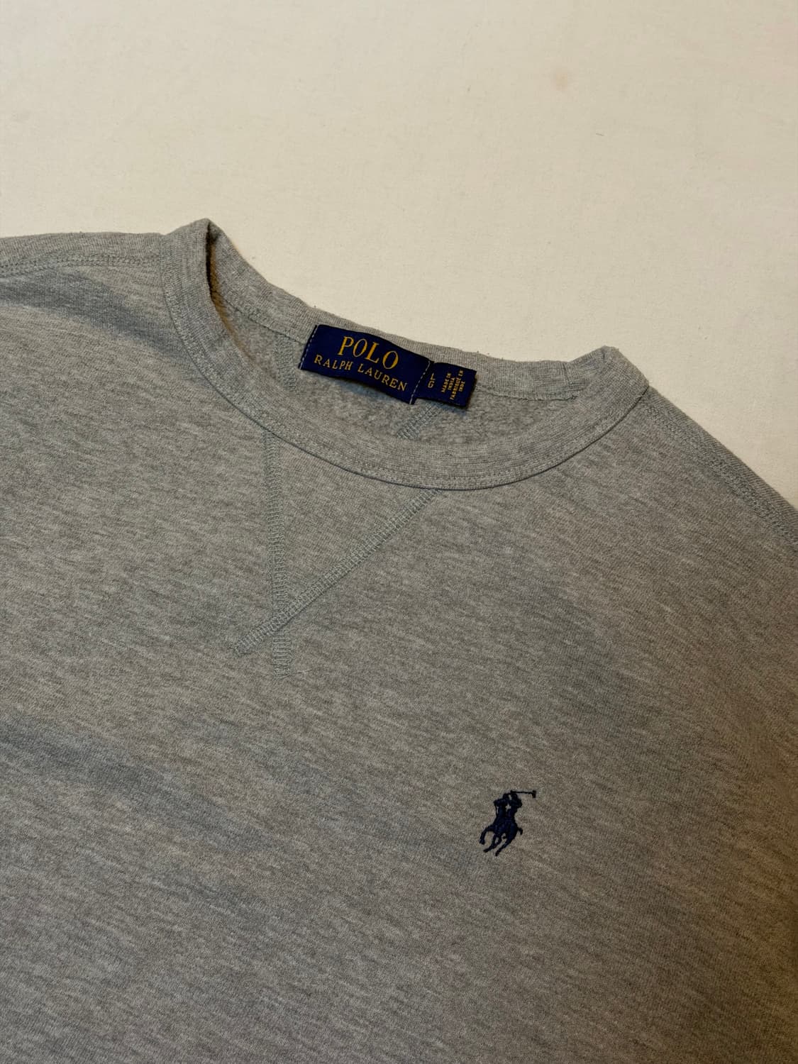 폴로 랄프로랜 맨투맨 스웻셔츠 그레이 상품이미지2