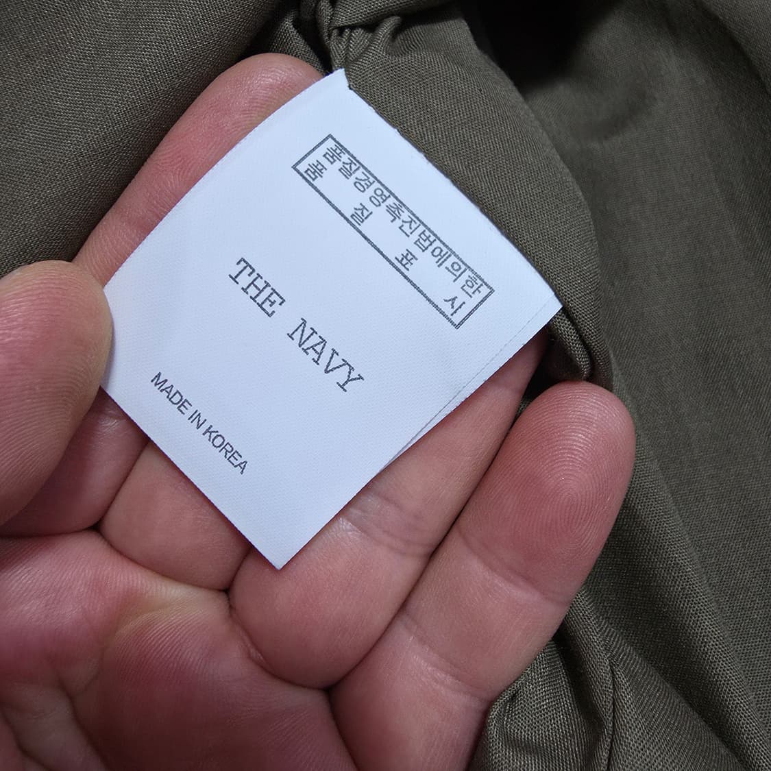 (F)THE NAVY 트렌치 코트 카키 상품이미지4