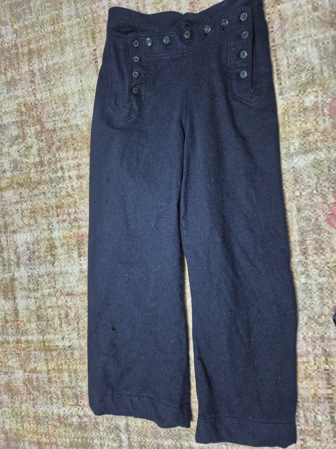 60 us sailer wool pants 32 미해군 빈티지 울팬츠 상품이미지4